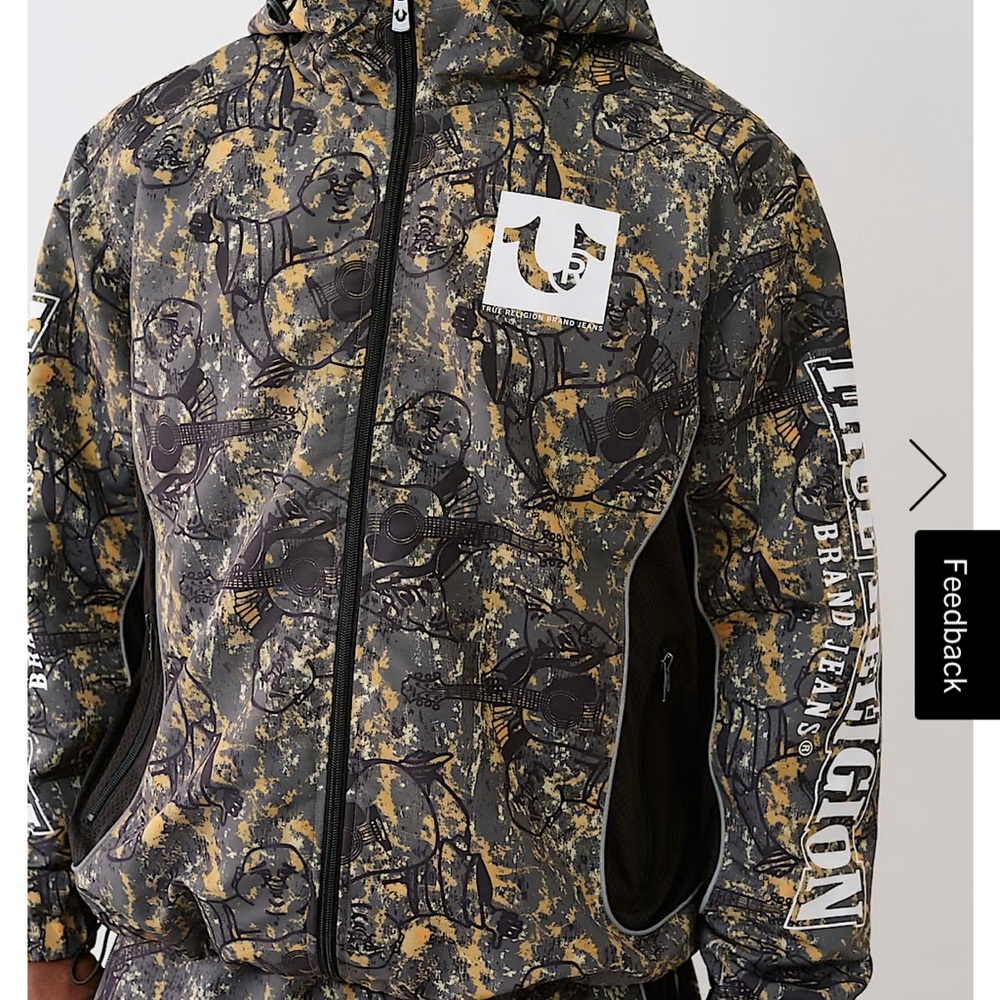 Mossy Oak Men's Camouflage Windbreaker Jacket